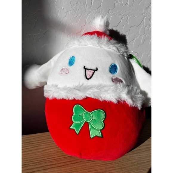 Squishmallows Hello Kitty® And Friends 8" Cinnamoroll® Santa Plush Toy - Picture 5 of 6